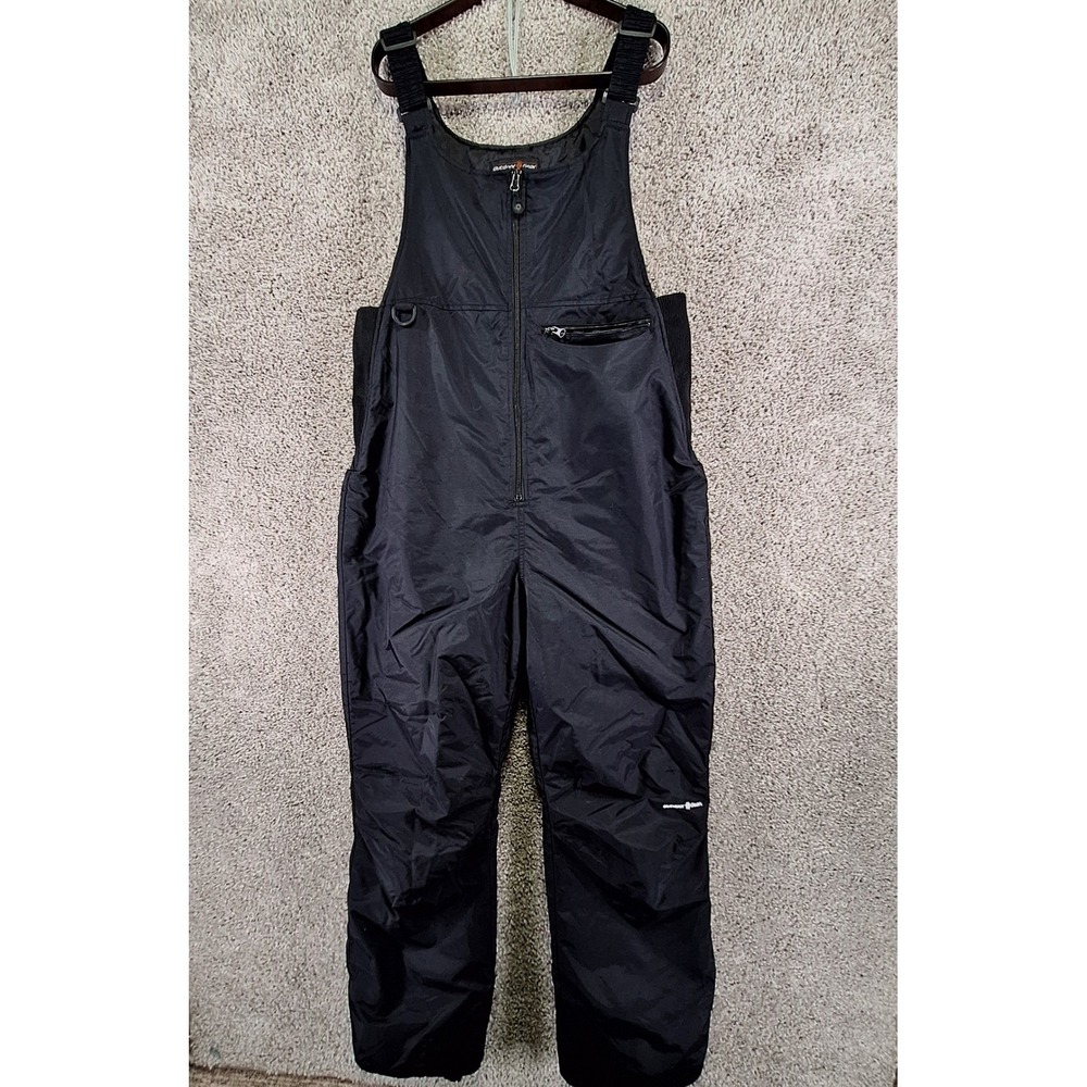 Outdoor Gear Snow Bibs Unisex Large Black Insulated Winter Ski Snowboard